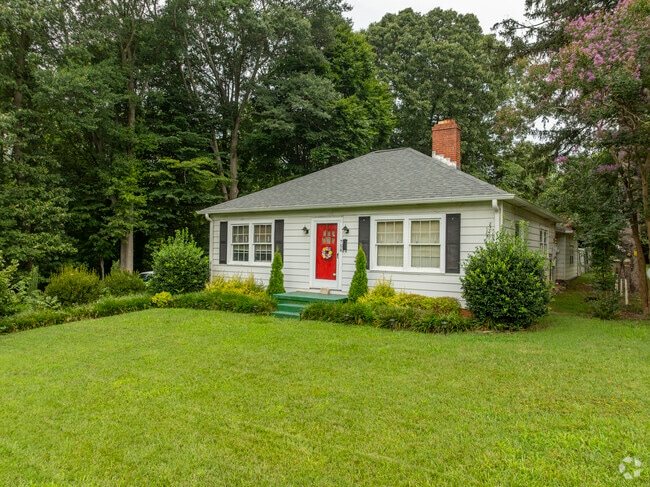 Many of the homes in Green Park are surrounded by majestic old growth vegetation.