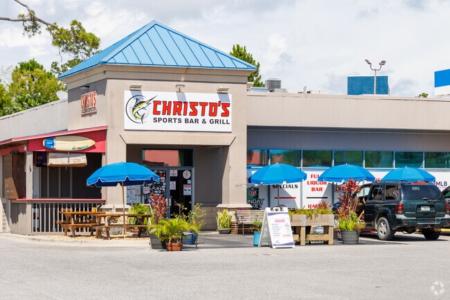 Christo's Sports Bar and Grill is a local favorite for lunch, dinner, and sports in Upper Grand Lagoon.