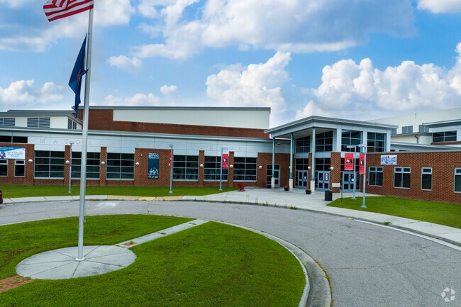 Matoaca High School, houses the Center for Information Technology.