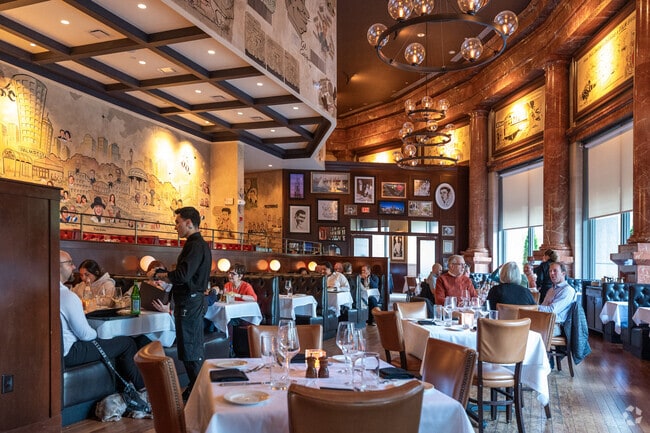 After work head to Palm in Downtown Boston for dinner and a drink.