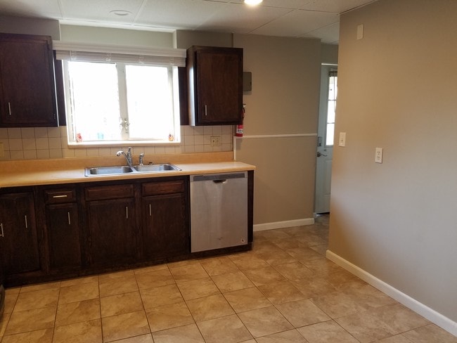 Freshly painted kitchen