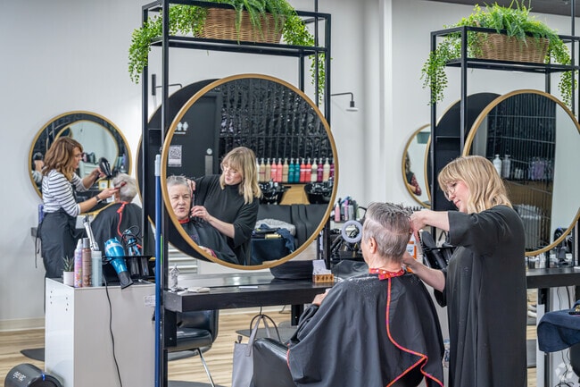 North Oaks residents head to Hair on Earth to get their hair cut and styled.