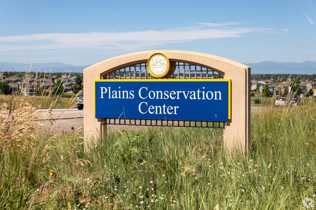 Aurora's Conservatory neighborhood is bordered by the Plains Conservation Center to the east.