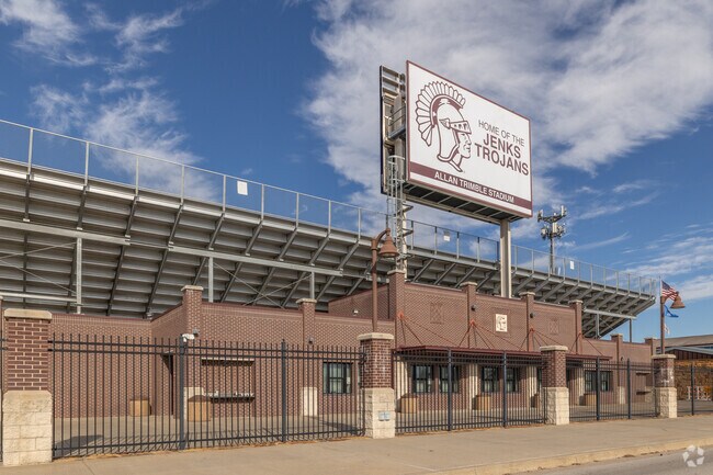 Jenks High School Trojans are 18 time Oklahoma 6A high school state football champions.