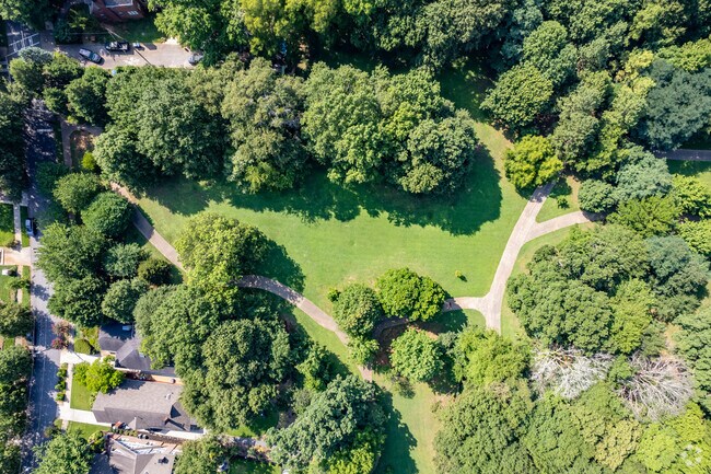 Freedom Park has lots of green space.