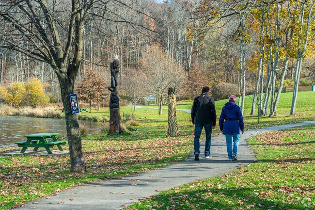 Hillside Park in South Abington offers trails, a lake, and family-friendly recreation.