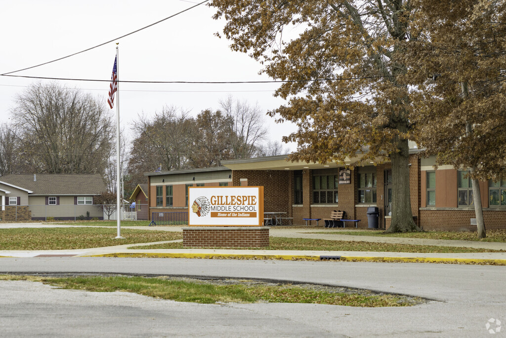 Gillespie Middle School provides education in the neighborhood of 
Macoupin.