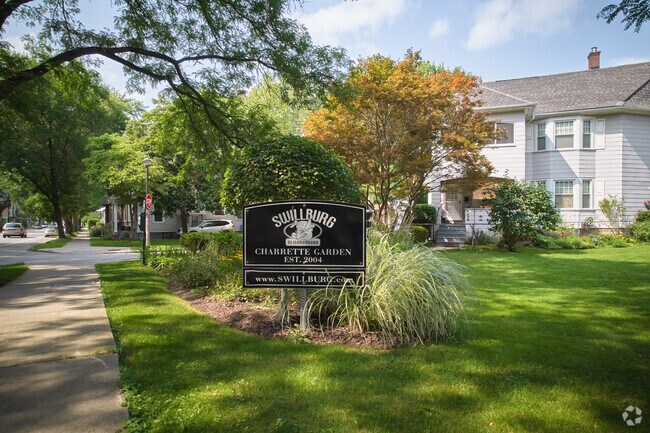 Charrett Garden is a Swillburg pocket park and was established in 2004.