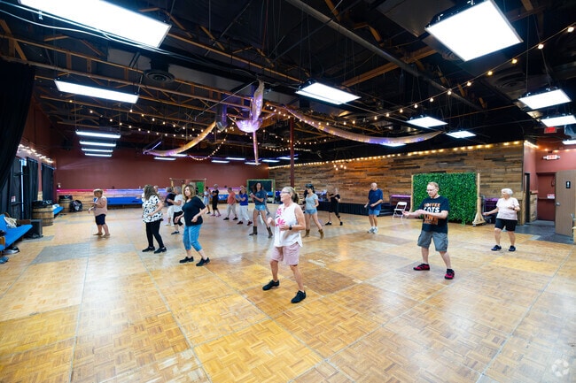 Get your boots on and dance the night away at Mesa Patios Scootin' Boots Dance Hall.