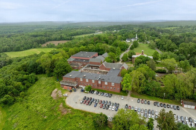 The Woodstock Academy is a private high school serving about 1,000 students in grades 9 through 12.