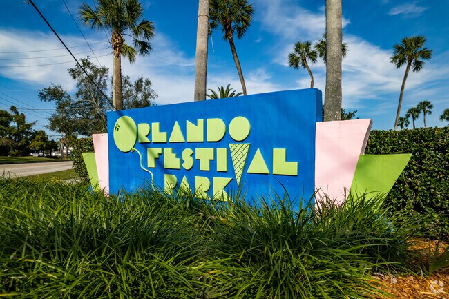 Orlando Festival Park welcomes Milk District visitors with open green space and community events.