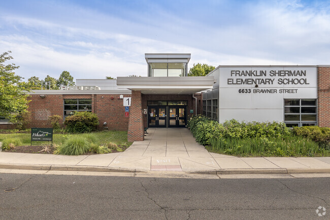 The Franklin Sherman Elementary School serves grades PreK-5 for kids in the surrounding areas.