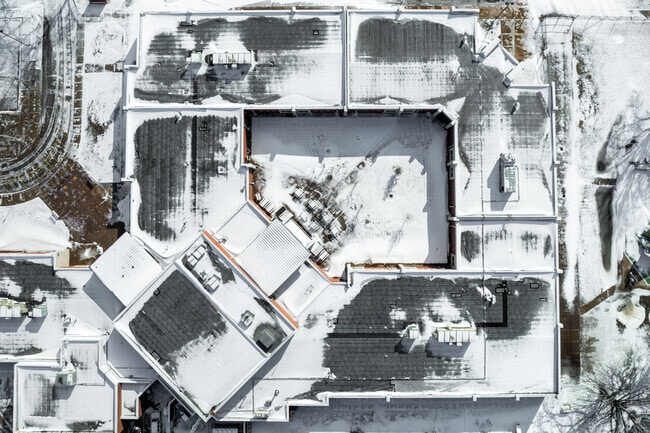 This is a top down view of Linwood Elementary School.