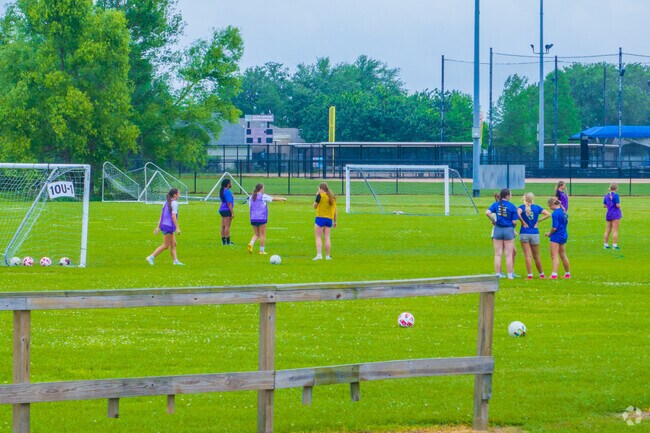 Soccer teams gather for practice on one of many fields at the Bayou Country Sports Park in Bayou Cane.