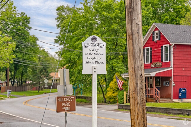 History runs deep here. In Readington, even the signs remind you you’re part of something enduring.