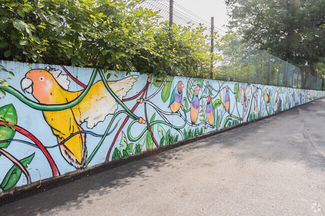 Arnold is a cozy little neighborhood with some fun murals hidden all around.