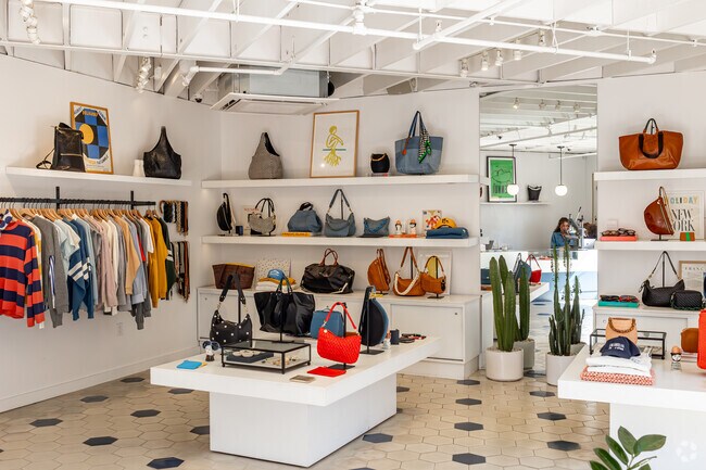 Newport Ridge has high end retail shops throughout the area.