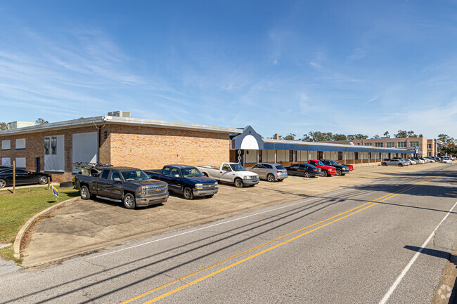 There is ample parking available around the Moss Point High School campus.