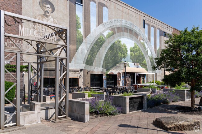 A mural in downtown Middletown honors Port Middletown, situated along the Miami and Erie Canal near the Meadowlawn neighborhood.