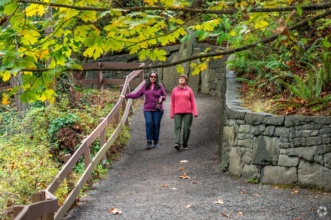 Brewery Park is a tranquil escape with waterfalls and well-maintained walking paths.