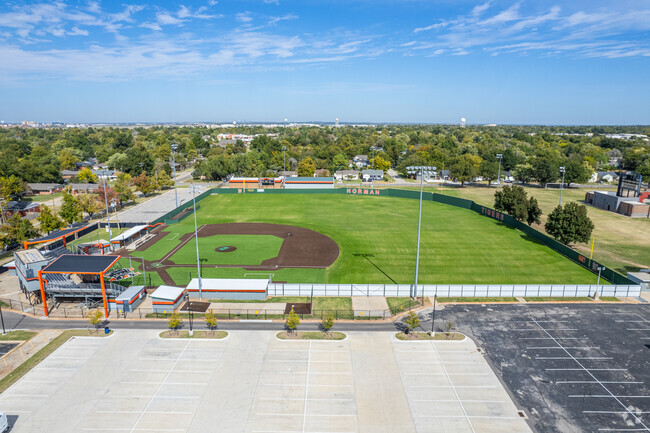America's favorite pastime at the baseball field of Norman High School in Norman.
