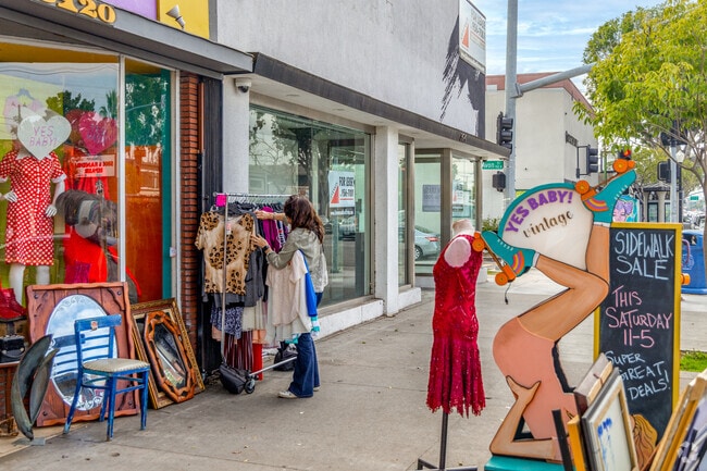 Shop boutique stores like Yes Baby Vintage located on Magnolia Boulevard in Burbank.