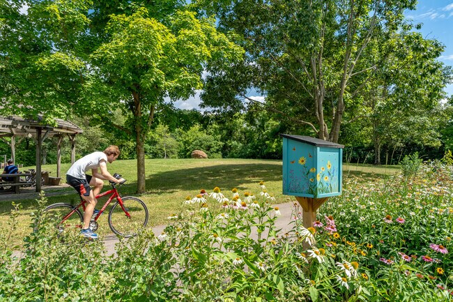 Worthington Hills Park near Northwoods has bike paths, playgrounds, and open green spaces.
