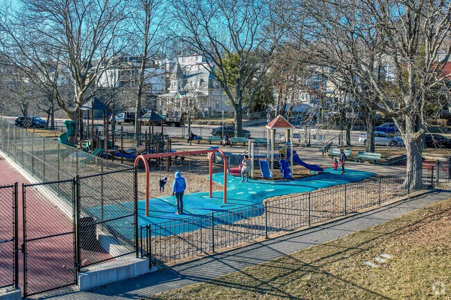 Enjoy some outdoor space at Hardiman playground in Brighton.