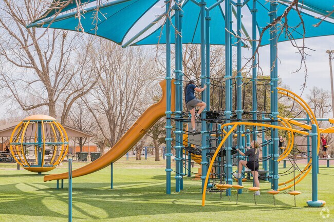McLain Rogers Park in Clinton has a well maintained play set for kids to enjoy anytime.