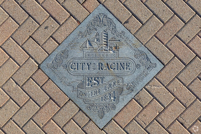 Cobblestone sidewalks in downtown highlight the long history of Racine and the 11th Ward.
