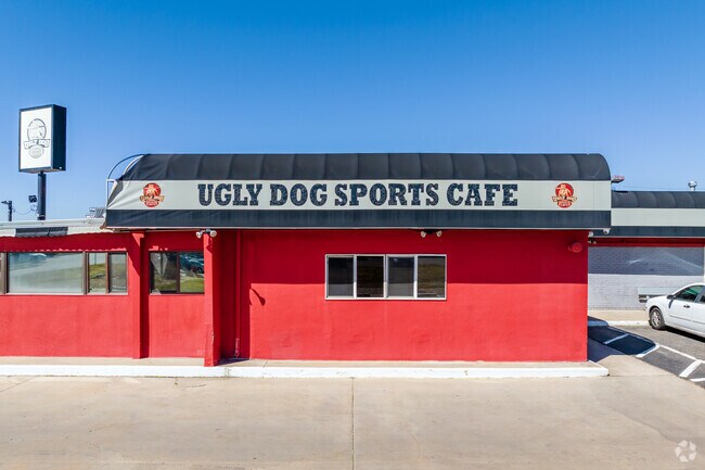 Ugly Dog Sports Cafe is a local hotspot for pool, karaoke, wings, and burgers.