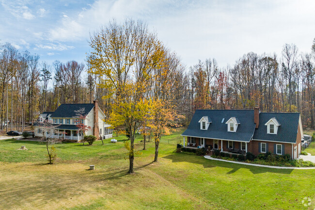 Homes in Steeple Chase sit on large plots of land.