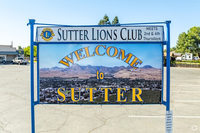 Sutter sits west of Yuba City with a rural, small‑town feel.