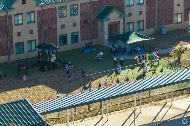 Playground for Hampton Cove Middle School in Owns Cross Roads Alabama.