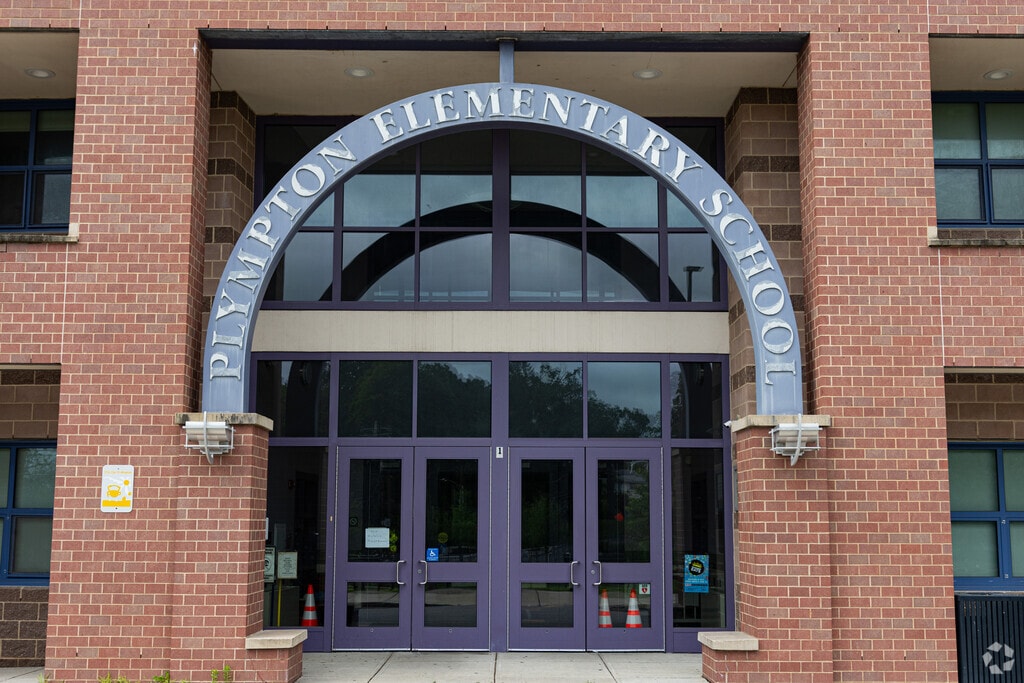 Thomas R Plympton Elementary core values include determination, etiquette, and positivity.