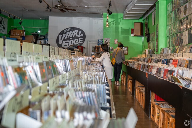 Music fans in the Greater Heights area can stop by Vinyl Edge to grab new and vintage records.