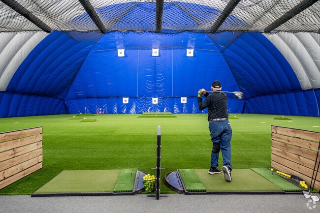 Bainbridge golfers can practice year-round at the indoor driving range in The Golf Dome.
