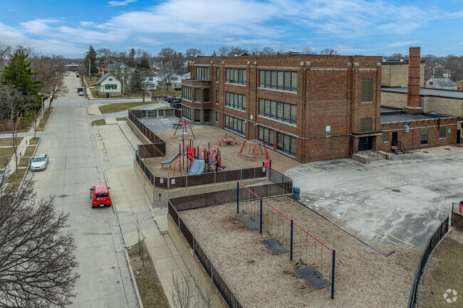 Students can enjoy the playground at Franklin Elementary School.