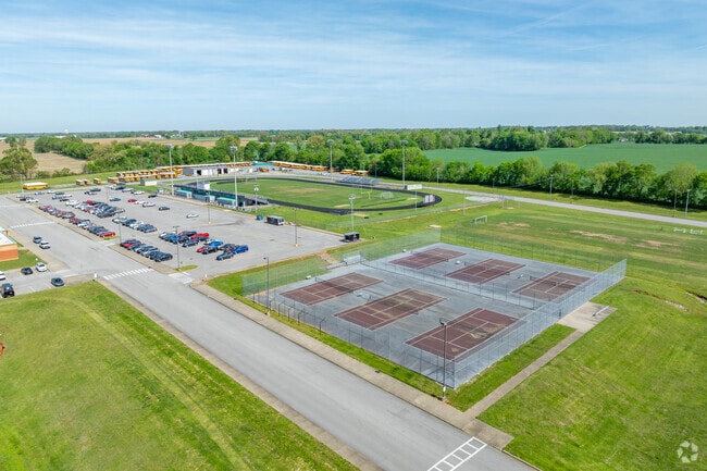 Tennis Courts can be found at West Creek High School.