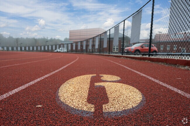 Get into shape on the track at Hanover High School in Hanover.