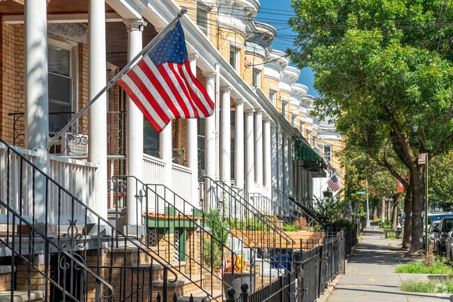 Visit the Ridgewood Historic District for classic row homes.