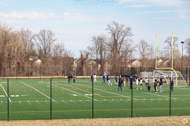 Glenarden’s turf field is ideal for games and sports practice.