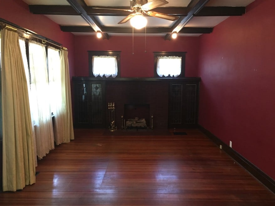 Living Room With Beautiful Cabinets
