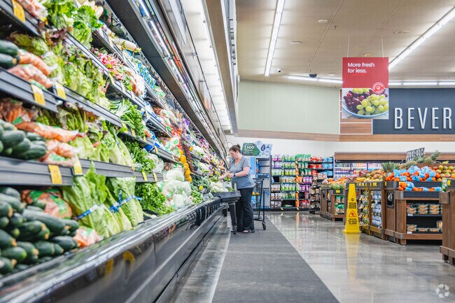 The nearby Safeway serves as a great spot for Ponderosa Park residents to grab fresh produce.