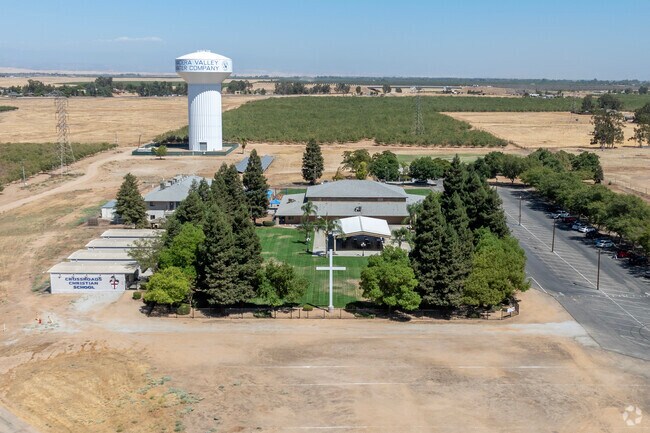 A view of Crossroads Christian School in Madera.
