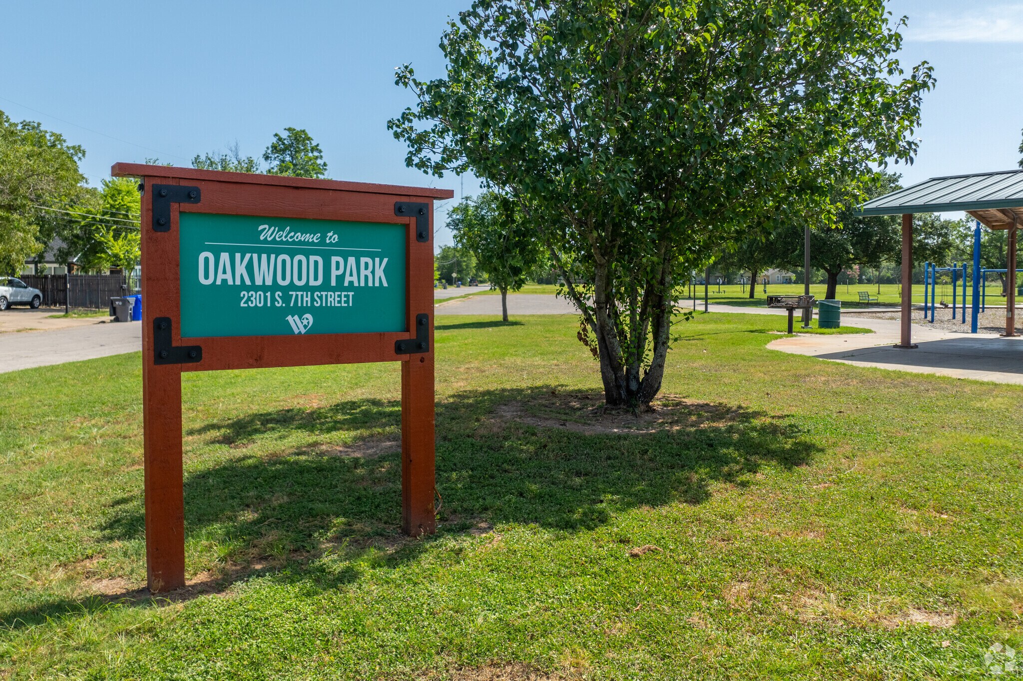Oakwood Park is a great place to go for a walk.