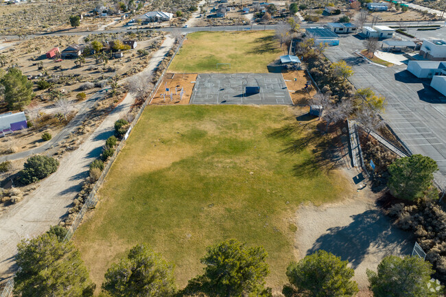 The beautiful campus of Pinon Hills Elementary includes modern amenities for students.