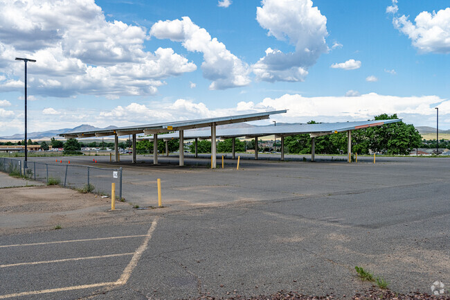 The parking lot at Bradshaw Mountain Middle School provides green energy to the school.