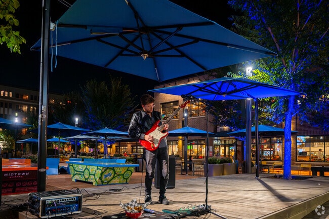 Live music is on tap at Downtown Carmel's Midtown Plaza.
