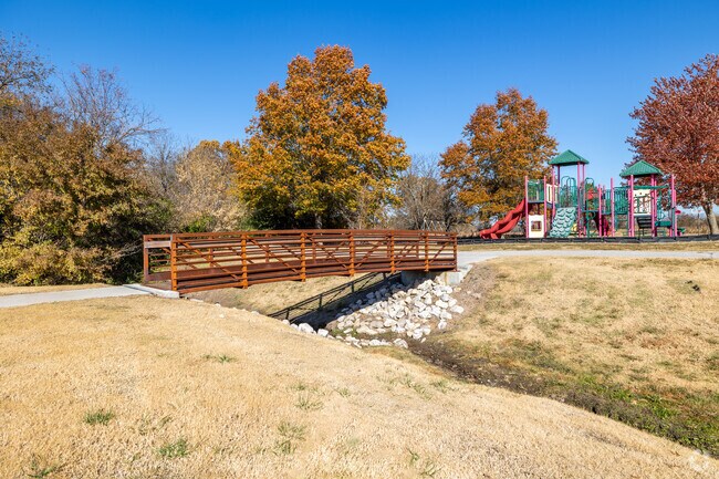 Roland Park is a beloved destination for Coweta children, featuring a fun-filled playground.